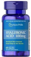Produkty specjalne dla sportowców - Puritans Pride Kwas Hialuronowy 100mg - 60 kaps - miniaturka - grafika 1