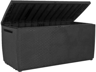 Curver Skrzynia ogrodowa Capri, grafitowa, 302 l - Pojemniki na zabawki - miniaturka - grafika 6