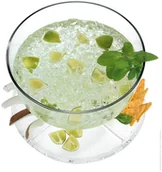 Tace i patery - Borgonovo Patera Stała Na Ciasto Szklana Z Kloszem Borgonovo Palladio 4W1 32 Cm Stojak Na Tort - miniaturka - grafika 1