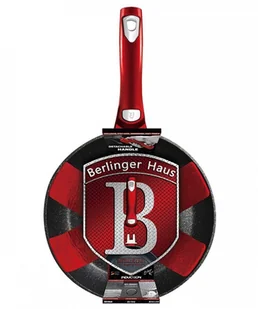 Berlinger Haus Patelnia Patelnia z odpinaną rączką 28 cm Metallic Line Burgundy Edition BH/1946 BH-1946 Kinghoff - Patelnie - miniaturka - grafika 3