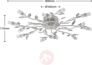 Lindby Bolonia lampa sufitowa LED, biała - Lampy sufitowe - miniaturka - grafika 4