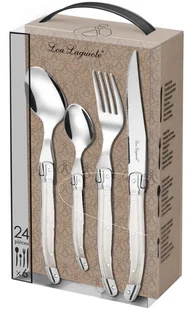 Amefa Lou Laguiole 24-częściowy komplet sztućców Tradition, perłowy - Noże - miniaturka - grafika 2