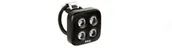 Lampki rowerowe - Knog lampka przednia Blinder Mob The Face czarna 11700 - miniaturka - grafika 1
