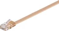 Kable miedziane - MicroConnect RJ-45/RJ-45 kat.6 U/UTP Brązowy 0.25m V-UTP60025LB-FLAT V-UTP60025LB-FLAT - miniaturka - grafika 1