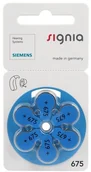 Baterie i akcesoria - Siemens 30 x baterie do aparatów słuchowych Signia 675 MF - miniaturka - grafika 1