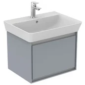 Szafki łazienkowe - Ideal Standard Connect Air Szafka pod umywalkę 53x40x40,9 cm jasnoszara/biała mat E0846EQ - miniaturka - grafika 1