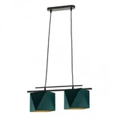 Lampy sufitowe - Lampa wisząca glamour z abażurami - L0-P82 - miniaturka - grafika 1