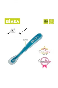 Beaba Łyżeczka silikonowa do pierwszych posiłków, BLUE - Sztućce dla dzieci - miniaturka - grafika 6