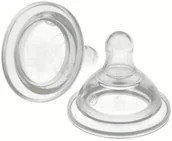 Smoczki do butelek - Hello Kitty Hello Kitty - Smoczek silikonowy do butelki 0 m+ (2 szt) 30921 - miniaturka - grafika 1