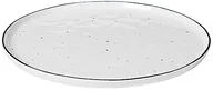 Talerze - Broste Copenhagen Broste Copenhagen - Talerz obiadowy Salt nakrapiany Broste Copenhagen - Talerz obiadowy Salt nakrapiany - miniaturka - grafika 1