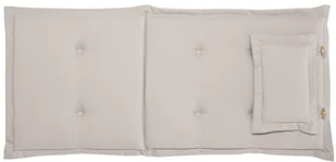 Beliani Zestaw 8 poduszek na krzesła ogrodowe brązowoszary MAUI - Poduszki ogrodowe - miniaturka - grafika 5