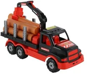 Samochody i pojazdy dla dzieci - POLESIE Mammoet Samochód do przewozu dłużycy - miniaturka - grafika 1