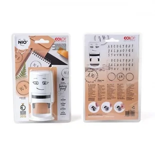 Colop Pieczątka NIO MONOGRAM Inicjały Ozdobne tusz grafitowy /154868/ CL655 - Pieczątki - miniaturka - grafika 2