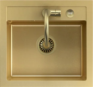 STEINER Quadron Zlewozmywak granit + bateria + zaślepka złoty JOHNNY 110 ART5047G1_3673503PVDG1_Z - Zlewozmywaki z baterią - miniaturka - grafika 2