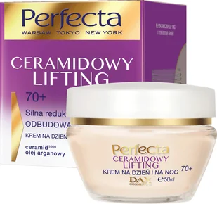 Perfecta Ceramidowy Lifting krem na dzień i na noc 70+ 50ml - Kremy do twarzy - miniaturka - grafika 2