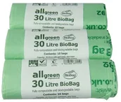 Worki na śmieci - All-Green 30 litrów kompostierbarer biobag worek do kosza na śmieci, 30 worków na śmieci VC 30L-3 - miniaturka - grafika 1