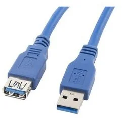 LANBERG Przedłużacz USB 3.0 Lanberg AM-AF 1,8m niebieski CA-US3E-10CC-0018-B - Huby USB - miniaturka - grafika 2
