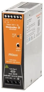 BCS WEIDMULLER Zasilacz impulsowy trójfazowy 400-500V AC/24V 5A 120W PRO ECO3 120W 24V 5A 1469530000 - Zasilacze i transformatory - miniaturka - grafika 2