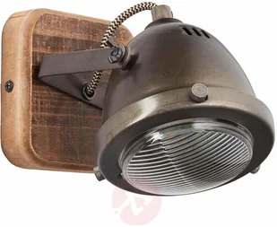 Brilliant Ruchomy spot ścienny Carmen Wood - Lampy ścienne - miniaturka - grafika 2