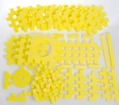 Maty piankowe - MAMMUTICO PIANKOWE PUZZLE SENSORYCZNE 115EL blue premium U1 13026 - miniaturka - grafika 1