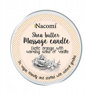 Nacomi Masło do ciała Pomarańcza i wanilia - Candel Shea Natural Body Butter Masło do ciała Pomarańcza i wanilia - Candel Shea Natural Body Butter - Kremy i maski do rąk - miniaturka - grafika 3