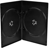 Pudełka i akcesoria na płyty CD - MediaRange prodye Economy DVD dwukadłubowych, 9 MM, czarna, 50 sztuk BOX14 - miniaturka - grafika 1