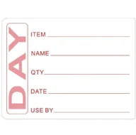 Opakowania gastronomiczne - Vogue Naklejki do przygotowanego jedzenia | 500 szt. E148 - miniaturka - grafika 1