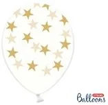 Strong Balony, "Gwiazdki złote", 14", Strong, biały, 6 szt. - Balony i akcesoria - miniaturka - grafika 3