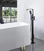 Baterie wannowe i prysznicowe - Blue Water TOR-BWP.090 CZARNY MAT Bateria wannowa podłogowa TOR-BWP.090 CZARNY MAT - miniaturka - grafika 1