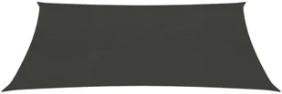 vidaXL Żagiel przeciwsłoneczny, HDPE, 2x3,5 m, antracytowy vidaXL - Parasole ogrodowe - miniaturka - grafika 4