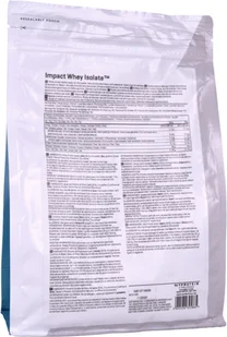 Myprotein Impact Whey Isolate 2500 g - Odżywki białkowe - miniaturka - grafika 2
