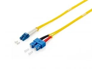Equip LWL Patch Cable ST-> ST 2.00 m Single Mode Duplex OS2 YEL 252232 - Kable światłowodowe - miniaturka - grafika 2