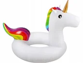 Materace dmuchane i koła do pływania - Koło Dmuchane Jednorożec 90 cm - miniaturka - grafika 1
