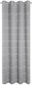 Firany - Eurofirany Firana na przelotkach Arcadia 140 x 250 cm srebrna - miniaturka - grafika 1