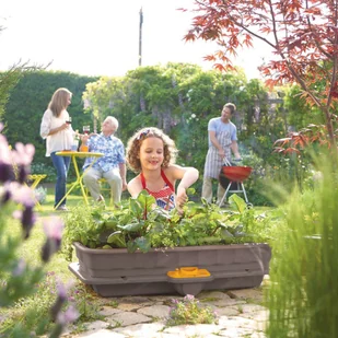 Hozelock Doniczka z systemem nawadniania, szara, 2811 3920 - Inne akcesoria do nawadniania - miniaturka - grafika 3