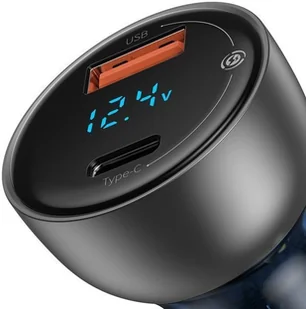 Baseus Baseus Particular | Ładowarka samochodowa 65W Quick Charge 4.0+ Power Delivery 3.0 Huawei SCP 5A 2xUSB CCKX-C0G - Ładowarki samochodowe - miniaturka - grafika 12