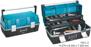 Hazet Hazet Plastic Tool Box 190L-3 - Akcesoria do elektronarzędzi Hazet Hazet Plastic Tool Box 190L-3 - Akcesoria do elektronarzędzi - miniaturka - grafika 2