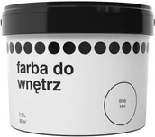 Farby wewnętrzne - Farba biała mat 2 5 l H31871-2L5 - miniaturka - grafika 1
