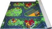 Dywany dla dzieci - Dywan Drogi Wieś Ulice Miasto Farma Cars 200x200 - miniaturka - grafika 1