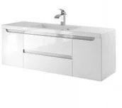 Szafki łazienkowe - Furni Szafka z Umywalką ETHOS 140 cm D ETH UM 140 D - miniaturka - grafika 1