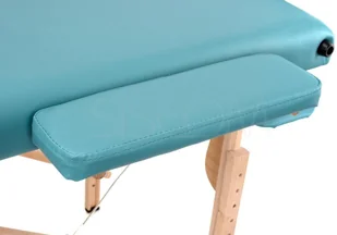 BODYFIT Łóżko do masażu 2 segmentowe BODYFIT, turkusowe, 216x82 cm - Łóżka - miniaturka - grafika 18