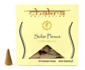 Kadzidła i dodatki - Song Of India Kadzidła stożkowe SOLAR na 3 czakrę 24 sztuki - miniaturka - grafika 1