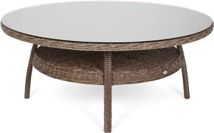 HOME &amp; GARDEN Meble ogrodowe technorattanowe Bristol Round Elegant 180 cm Ginger / Brown Melange 8+1 709912 - Meble ogrodowe - miniaturka - grafika 4