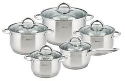 10 ELEMENTOWY ZESTAW GARNKÓW KINGHOFF KH-4449 - Zestawy garnków i patelni - miniaturka - grafika 3