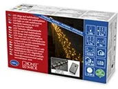 Pozostałe oświetlenie - Konstsmide 3858 800 Micro LED Büschel lampki świąteczne ""Cluster""/na zewnątrz (IP44)/z 8 funkcjami, urządzenie sterujące oraz funkcja Memory/144 oranżowego diod zewnętrzny transformator/36 V/czarny p 3858-800 - miniaturka - grafika 1