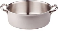 Rondle - Pentole Agnelli agnelli Inox rondel Bass z aluminium o 2 uchwyty ze stali nierdzewnej, srebrny, srebro, 18 cm ALIX106ALIN18 - miniaturka - grafika 1