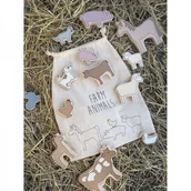 Zabawki AGD - JaBaDaBaDo Drewniane Zwierzątka Farma, Jabadabadoo - miniaturka - grafika 1