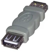Adaptery i przejściówki - No name USB 2.0 Złączka USB A 2.0 F-USB A 2.0 F 0 szara KAU1F1FN00 - miniaturka - grafika 1
