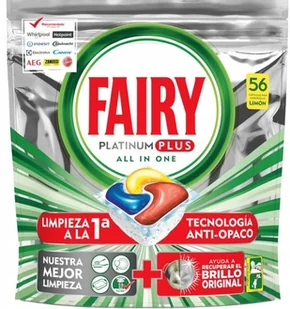 Fairy Kapsułki Platinum Plus 56 szt. Lemon - Środki do zmywarek - miniaturka - grafika 2