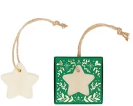 Pozostałe akcesoria świąteczne - Castelbel Gwiazdka mydełko na sznurku Castelbel - zielone - 80g C9-1228 - miniaturka - grafika 1